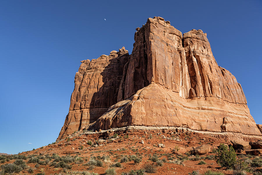 Courthouse Towers - Arches National Park Photograph by Belinda Greb