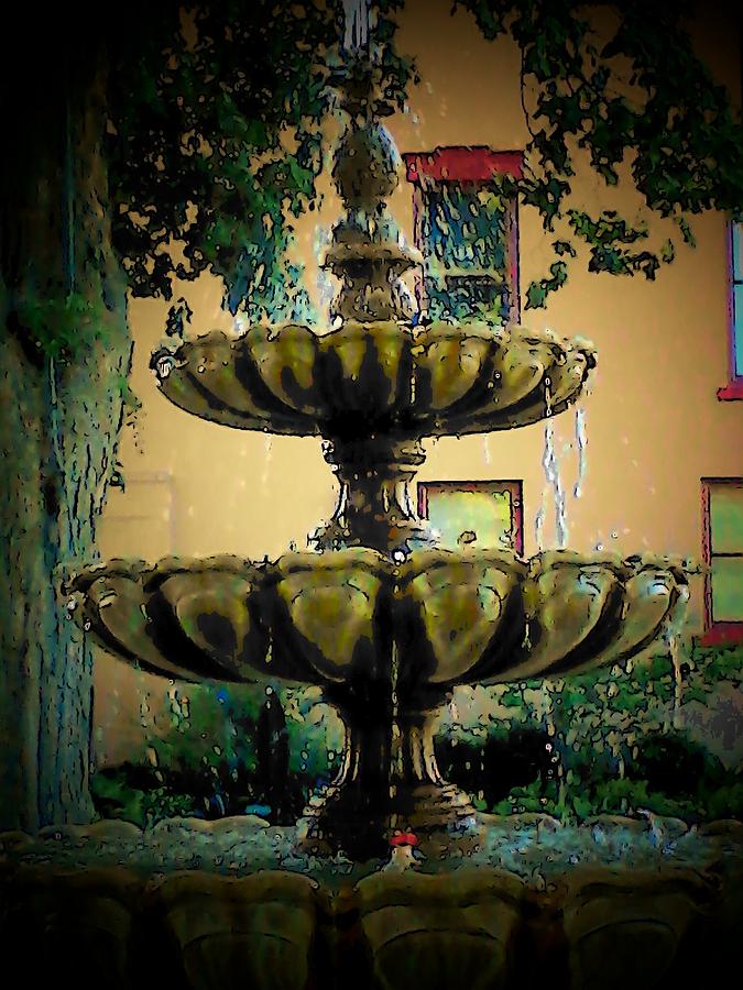 Courtyard Fountain by Michael L Kimble Courtyard Fountain by Michael L Kimble