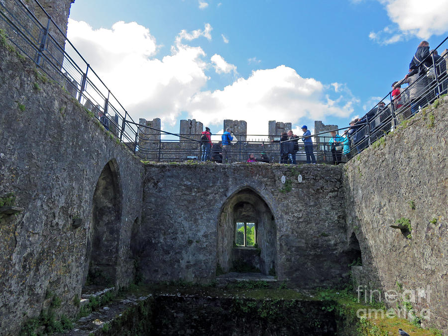 Courtyard of Blarney Castle Photograph by Cindy Murphy - NightVisions 