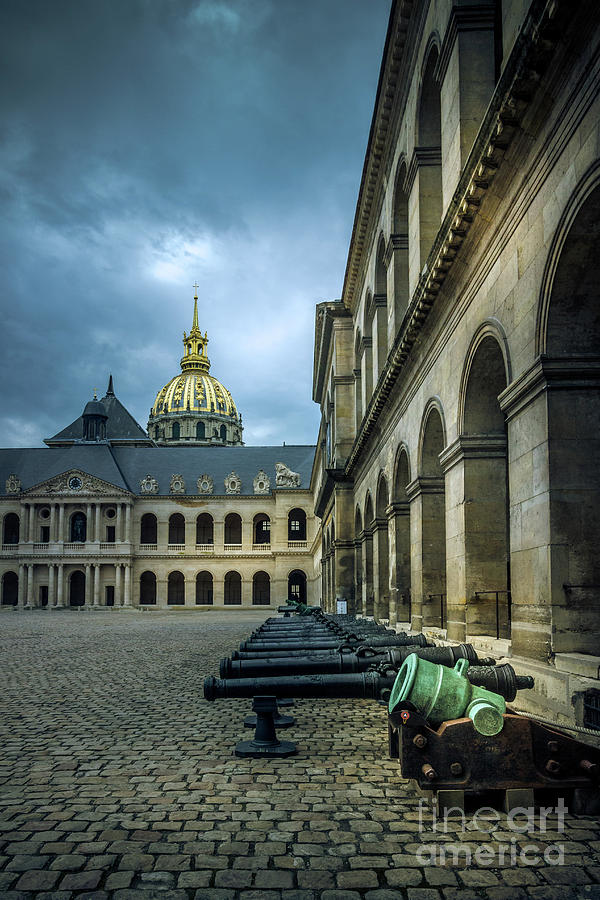 Courtyard of the Invalides, Paris, France Photograph by Liesl Walsh