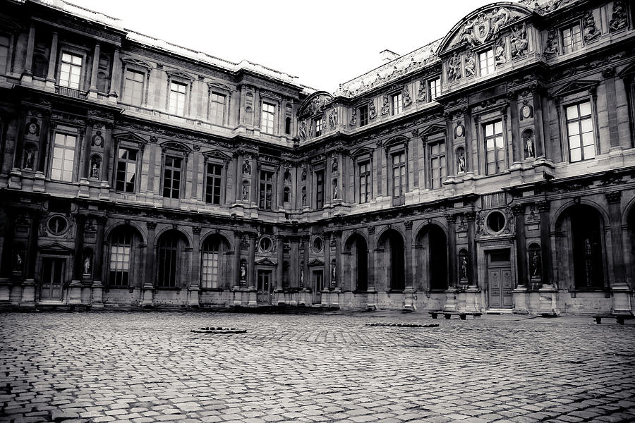 Courtyards of the Louvre Photograph by Christopher Maxum
