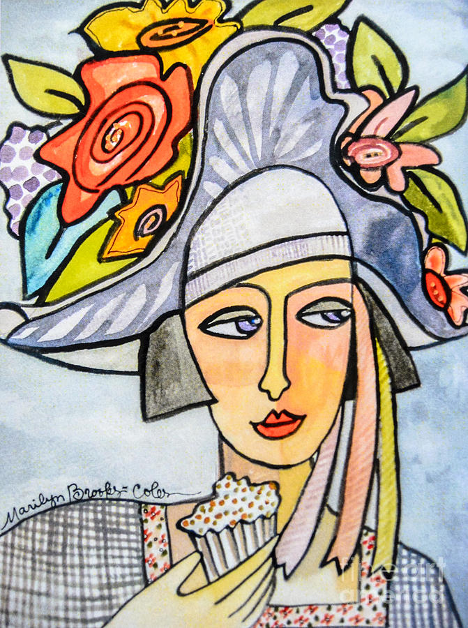 Couture Chapeau Painting by Marilyn Brooks
