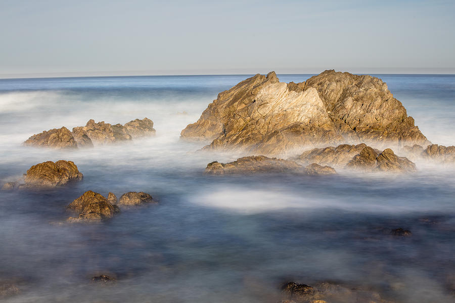 Cove in Monterey CA Long Exposure Photograph by John McGraw