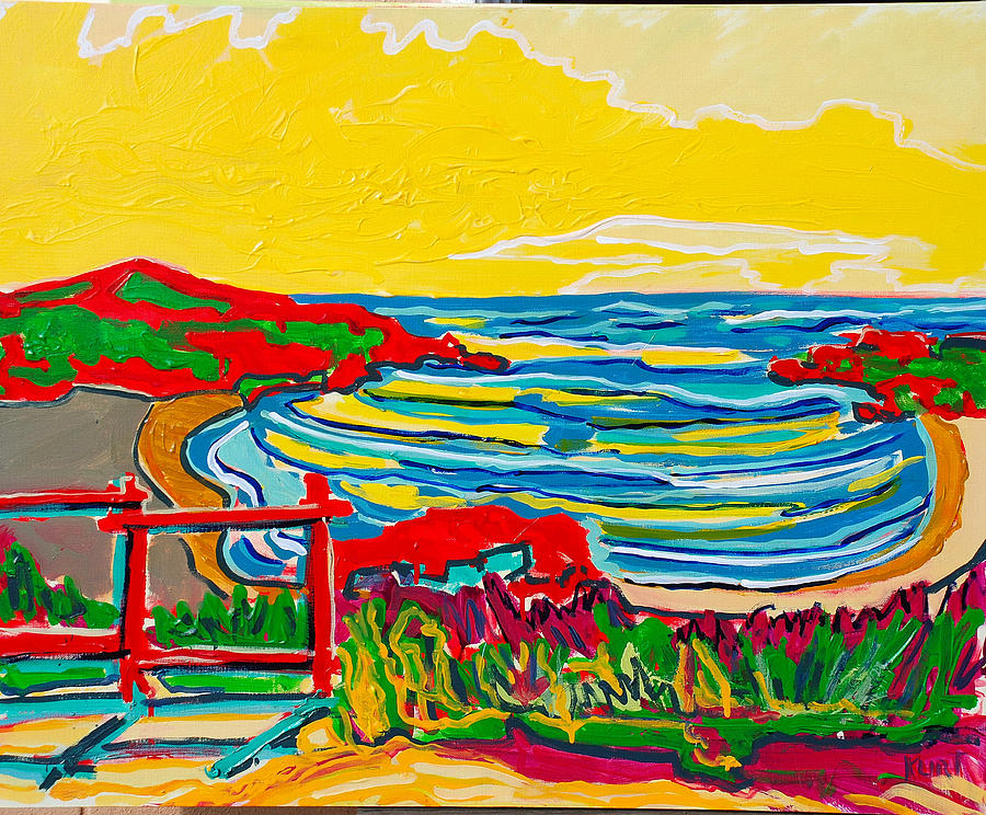 Cove Painting by Kurt Hausmann