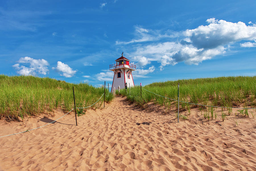 Architecture Photograph - Covehead Harbour Lighthouse by Eunice Gibb
