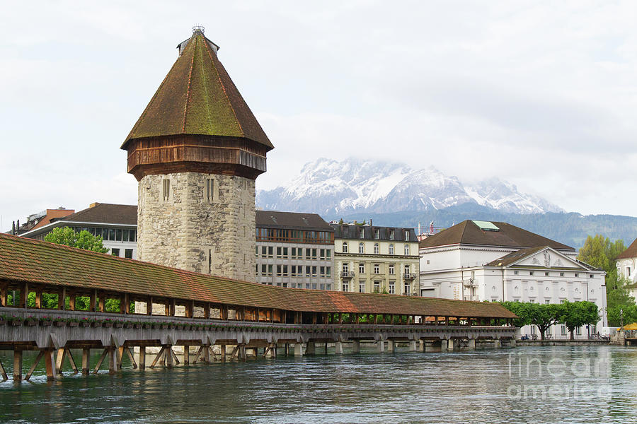 Covered Bridge in Switzerland Photograph by Denise Lilly Fine Art America
