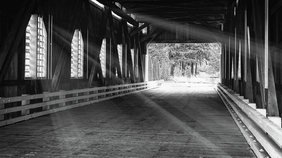 Covered Bridge Radiance Photograph by KATIE Vigil