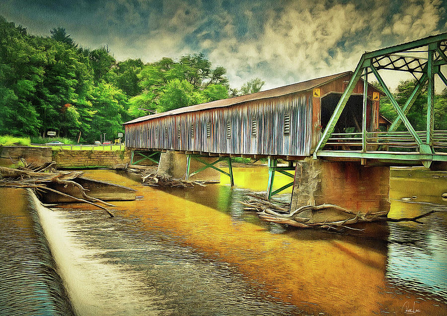 Bridge Photograph - Covered Bridge by Reese Lewis