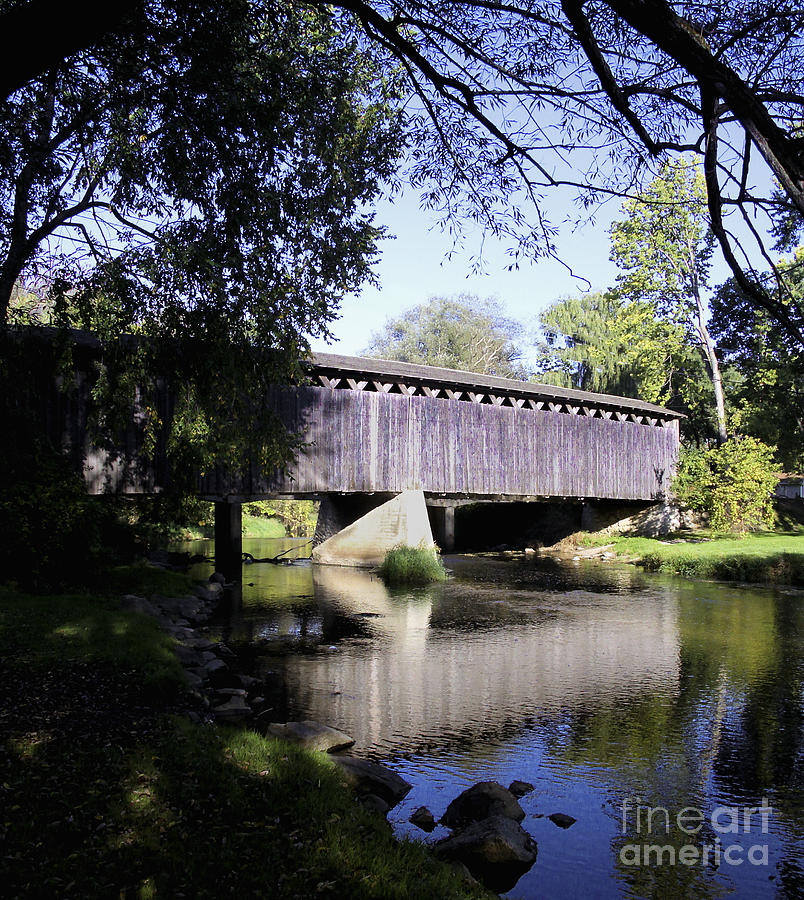 Canon Photograph - Covered Bridge by Ricky L Jones Canon Photograph - Covered Bridge by Ricky L Jones