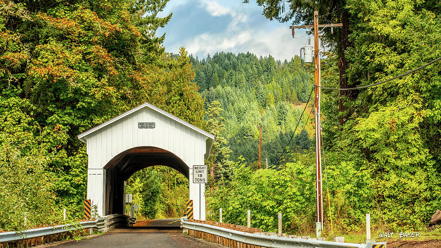 Covered Bridges of Oregon Photograph by Walt Baker