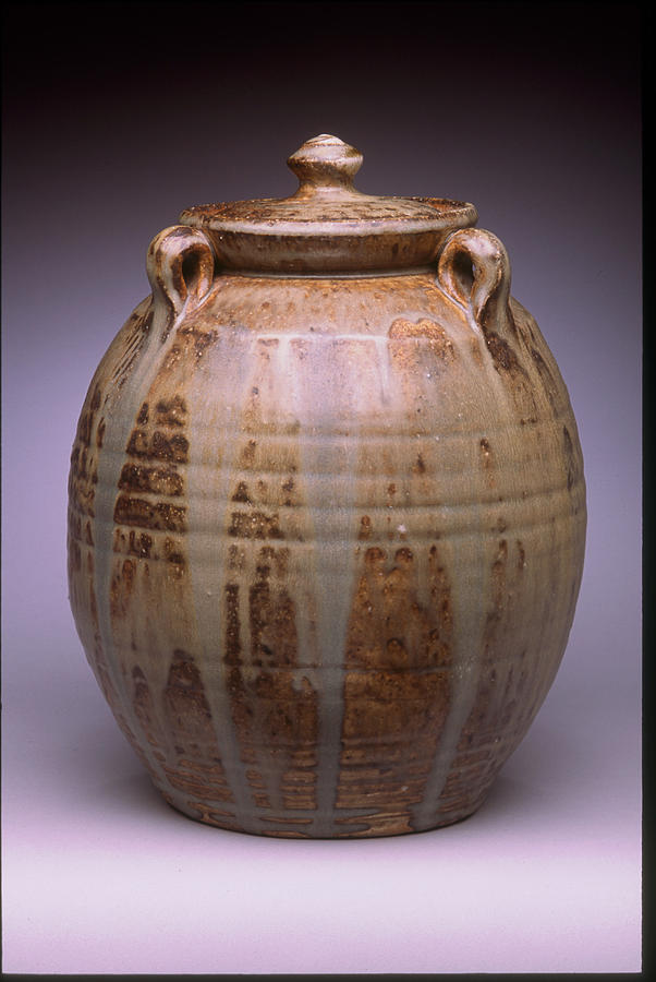 Covered Jar Ceramic Art by Stephen Hawks