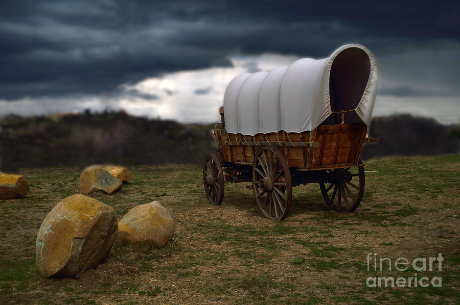 Covered Wagon 2 Photograph by Scott Parker
