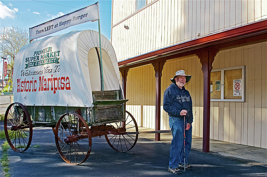 Covered Wagon in Mariposa, California  Photograph by Ruth Hager