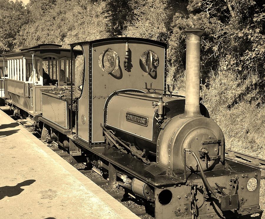 Covertcoat In Sepia Launceston Steam Railway Photograph by Richard Brookes