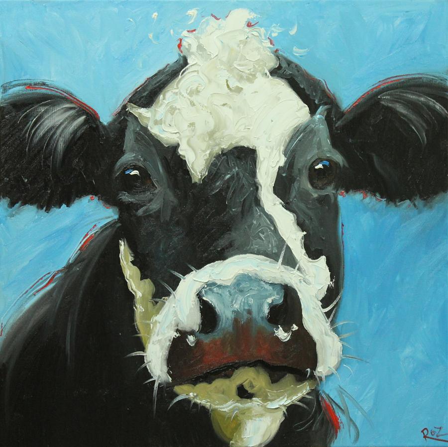 Cow 733 Painting by Rosilyn Young - Fine Art America