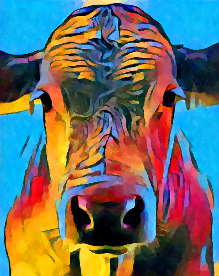 Cow Painting by Chris Butler