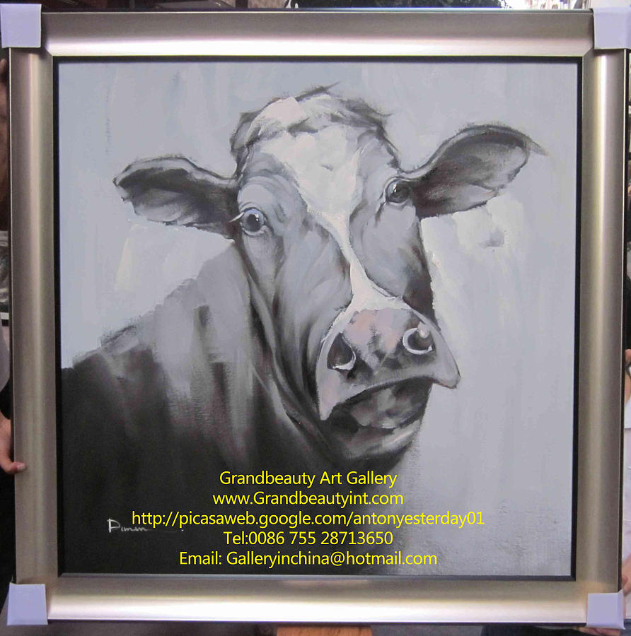 Cow Painting - cow by Darren