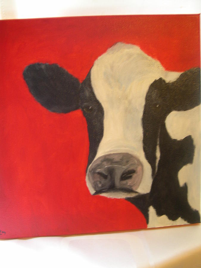 Cow Painting by Tara Lewis - Fine Art America