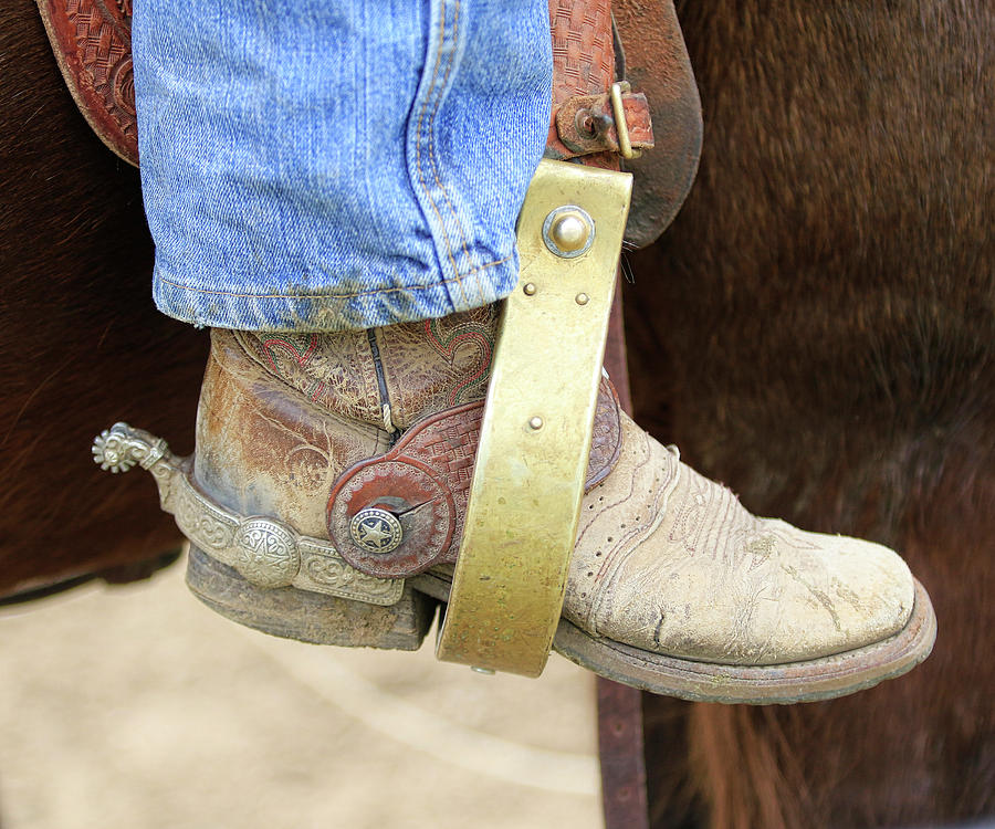 Cowboy Boot Photograph by Steve McKinzie