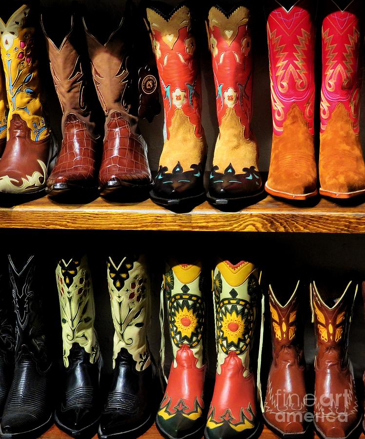 Cowboy boots Photograph by Diana Rajala