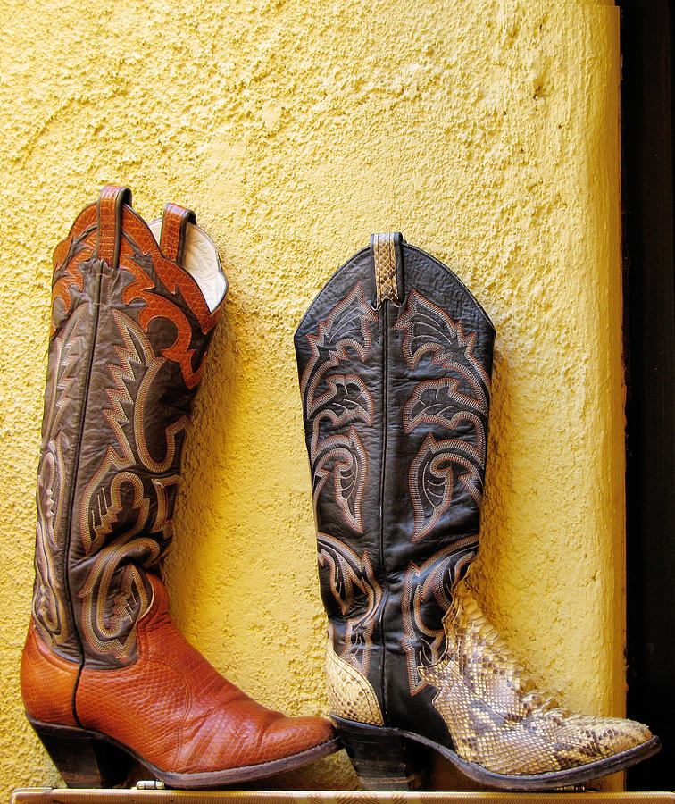 Tucson Photograph - Cowboy Boots For Sale by Elvira Butler
