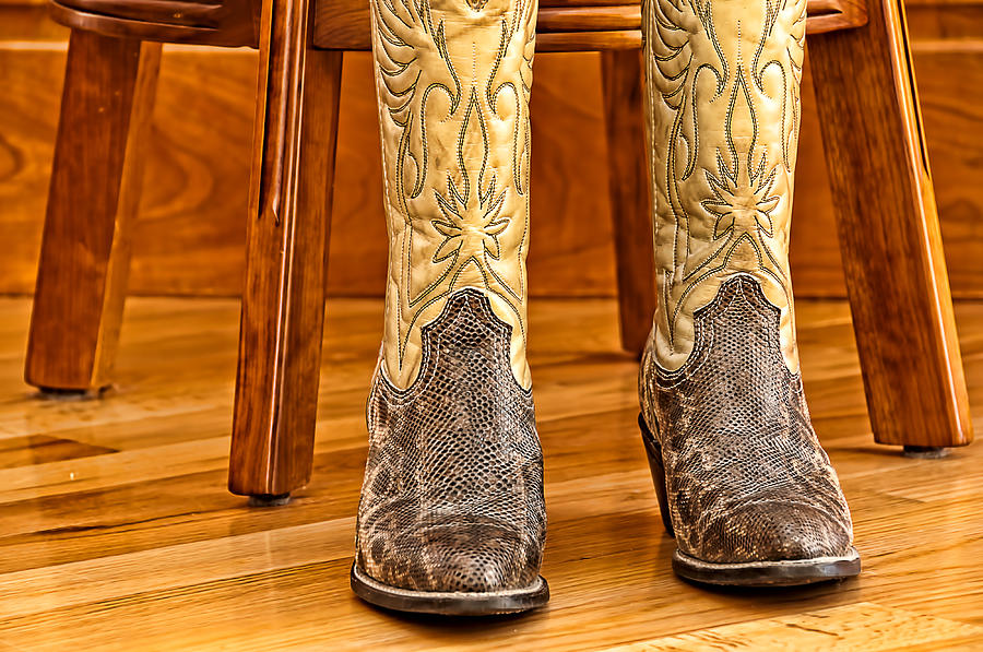 Cowboy Boots Photograph by Maria Coulson