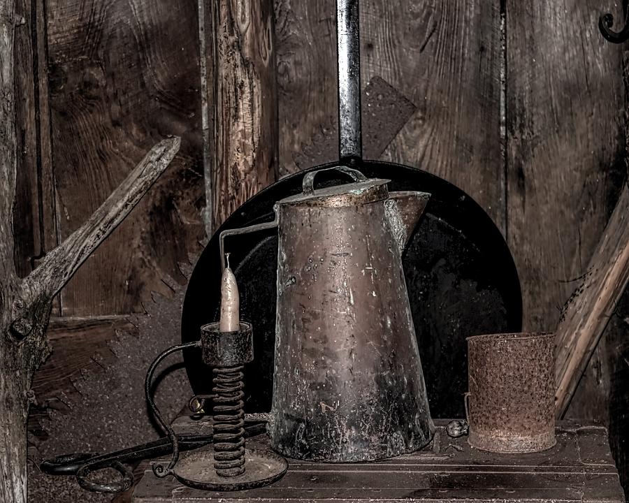 Cowboy Coffee Pot Photograph by Chrystyne Novack