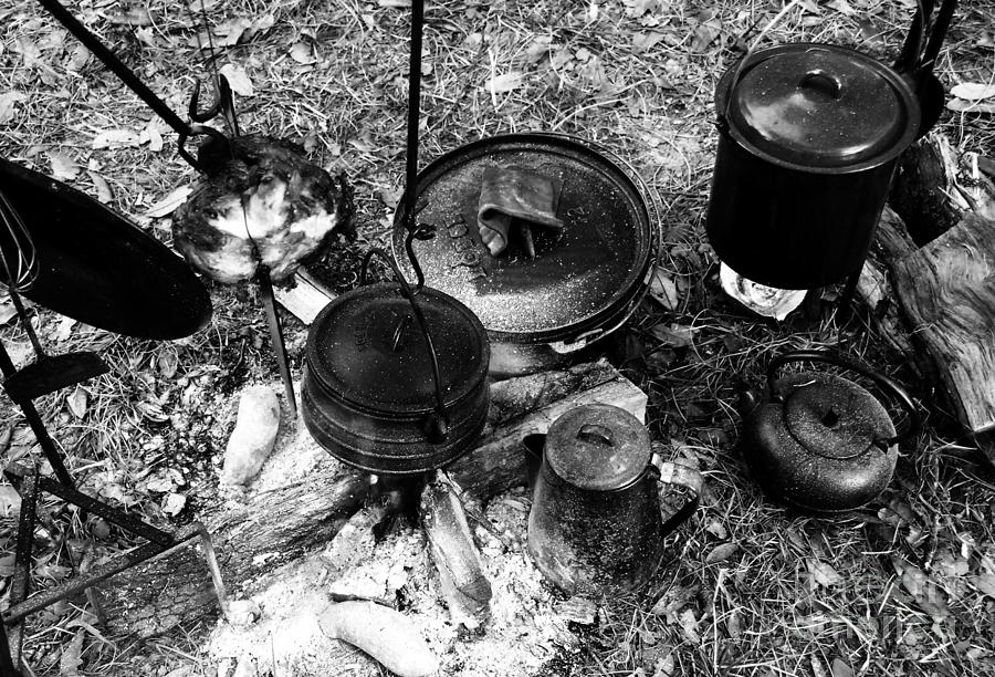Coffee Photograph - Cowboy Cooking by David Lee Thompson