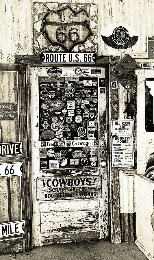 Transportation Photograph - Cowboy Door by Ron Regalado