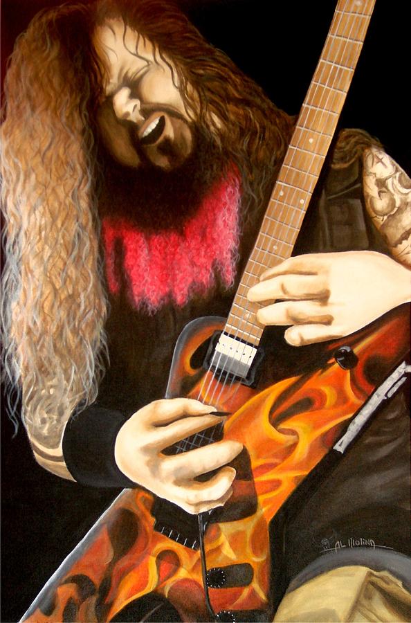 Cowboy from Hell Painting by Al  Molina