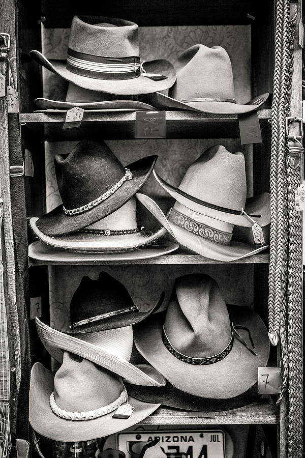 Cowboy Hat Display Photograph by Marilyn Hunt