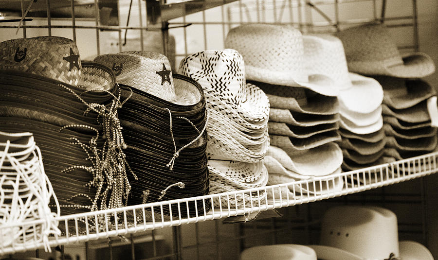 Cowboy Hats for Sale Photograph by Marilyn Hunt