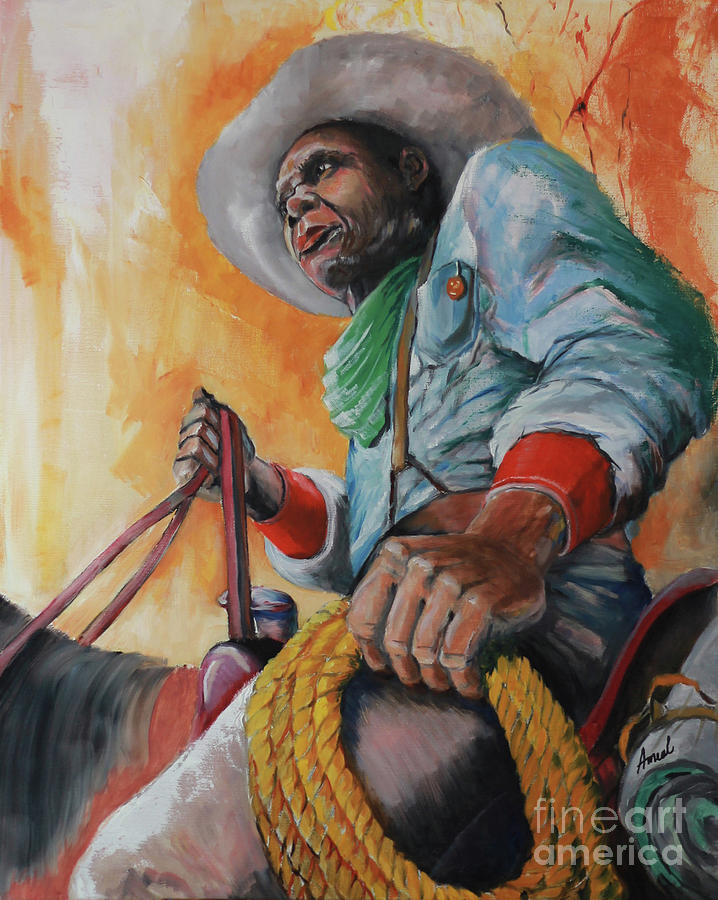 Cowboy Jim Painting by George Ameal Wilson