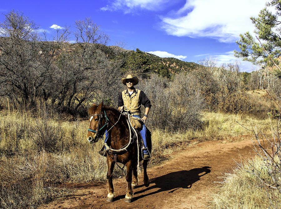 Cowboy Photograph by Lorraine Baum