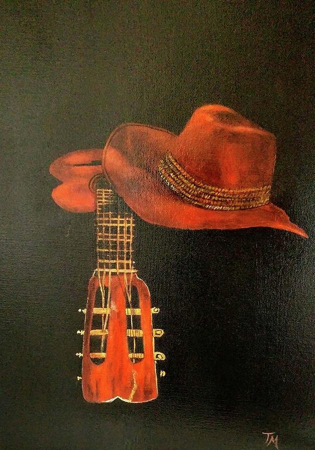 Cowboy Love Song Painting by Teri Merrill