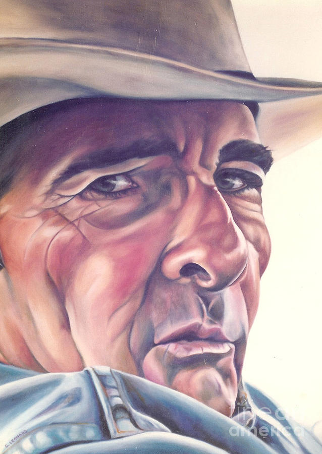 Cowboy Painting - Cowboy by Suzanne Leonard Cowboy Painting - Cowboy by Suzanne Leonard