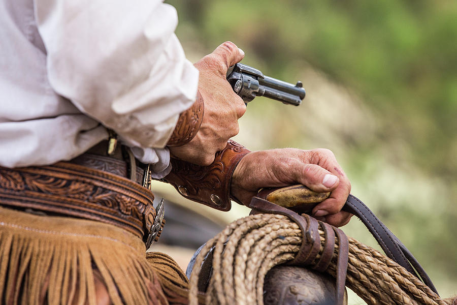 Cowboy Working Hands Photograph by Steven Bateson