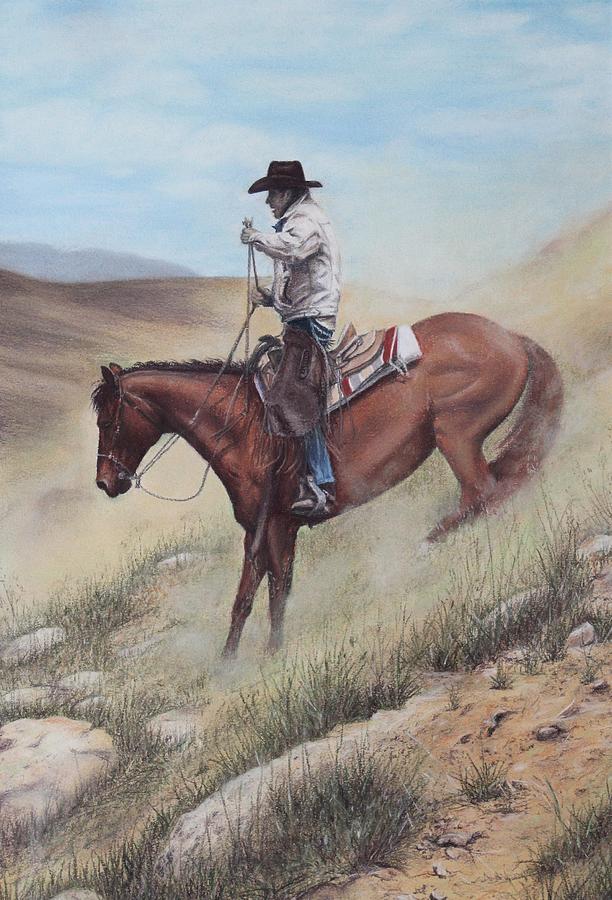 Cowboying Painting by Sabina Bonifazi