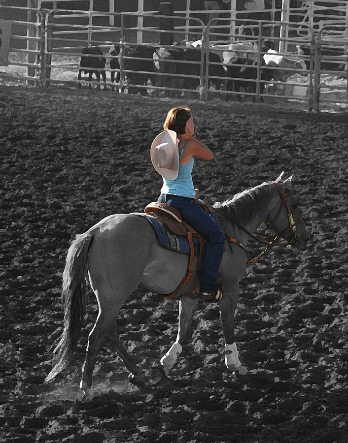 Cowgirl And Sunshine Photograph By Lori Kimbel Fine Art America