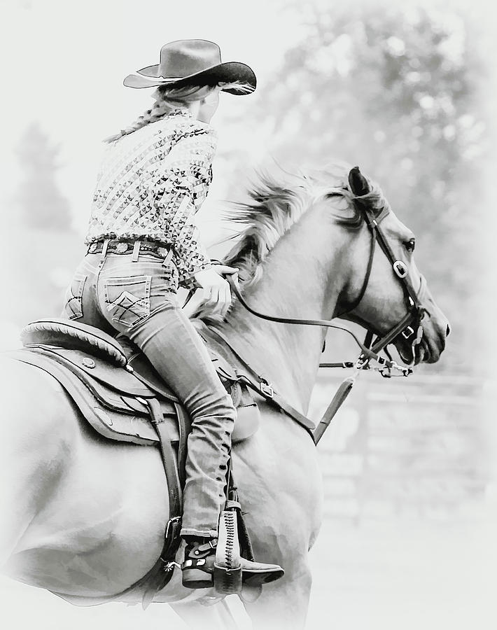 Cowgirl Photograph by Athena Mckinzie