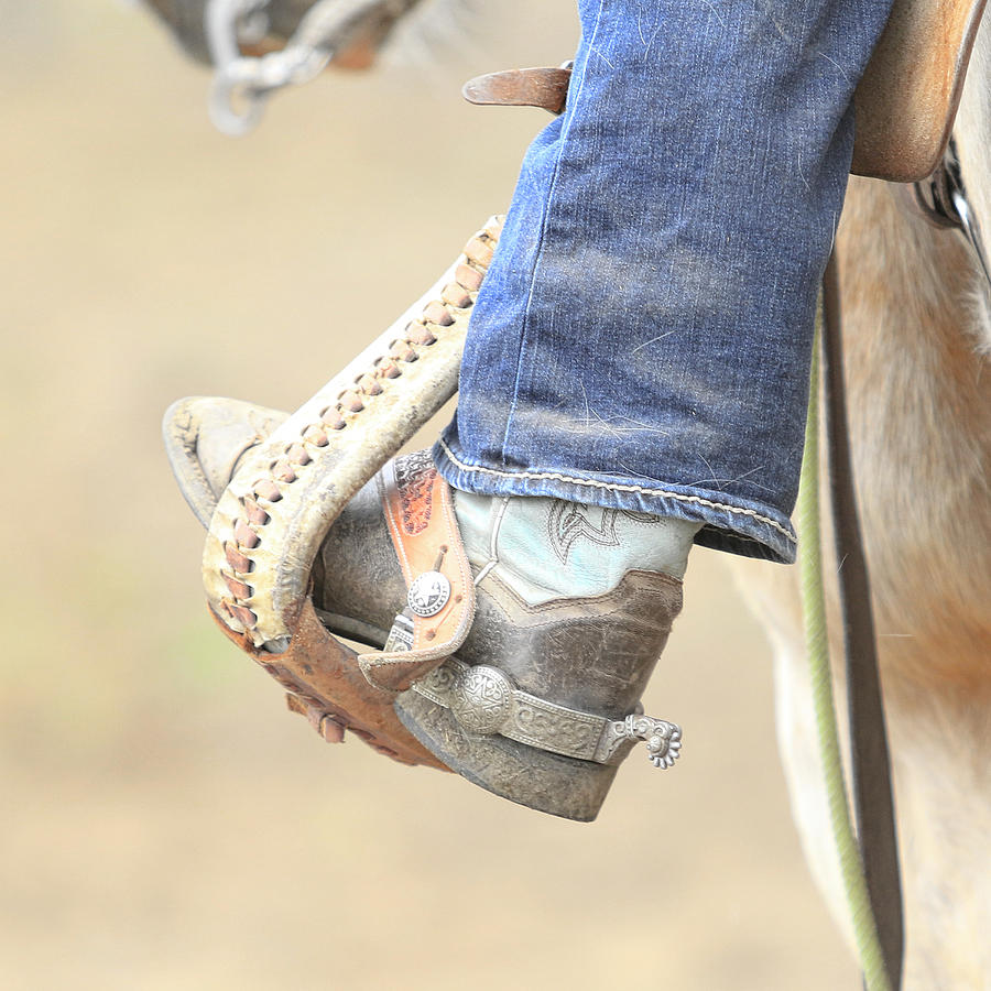Cowgirl Boot Photograph by Steve McKinzie