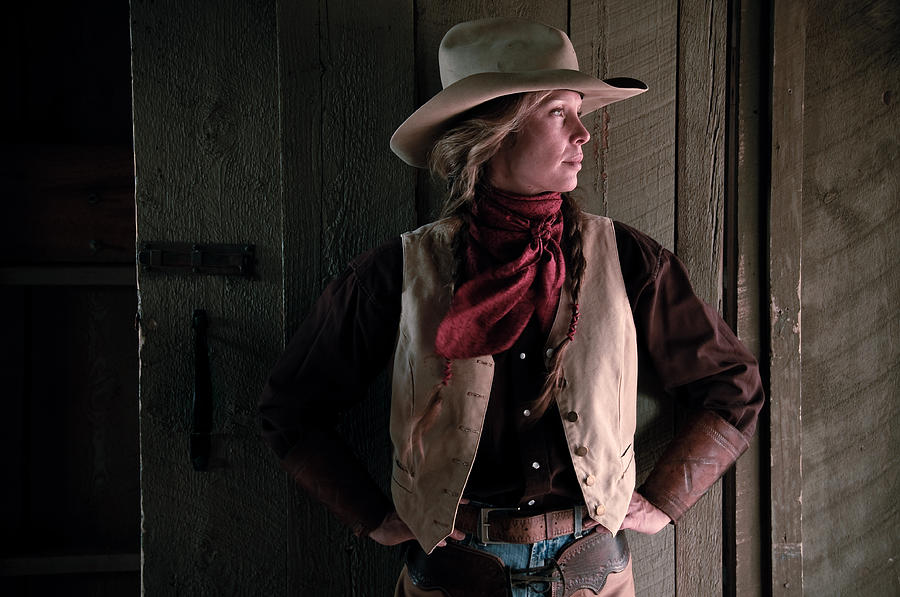 Western Photograph - Cowgirl by Fern Logan Western Photograph - Cowgirl by Fern Logan