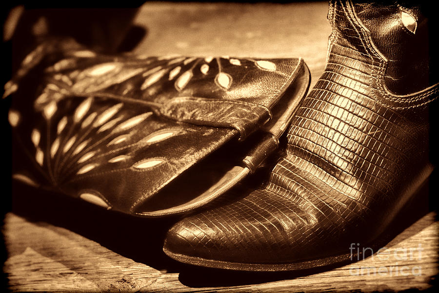 Cowgirl Gator Boots Photograph by American West Legend By Olivier Le Queinec
