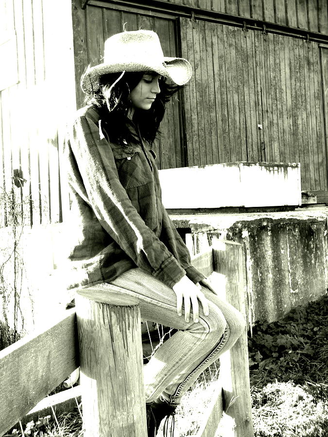 Cowgirl Photograph by Jennifer Bochenek - Fine Art America