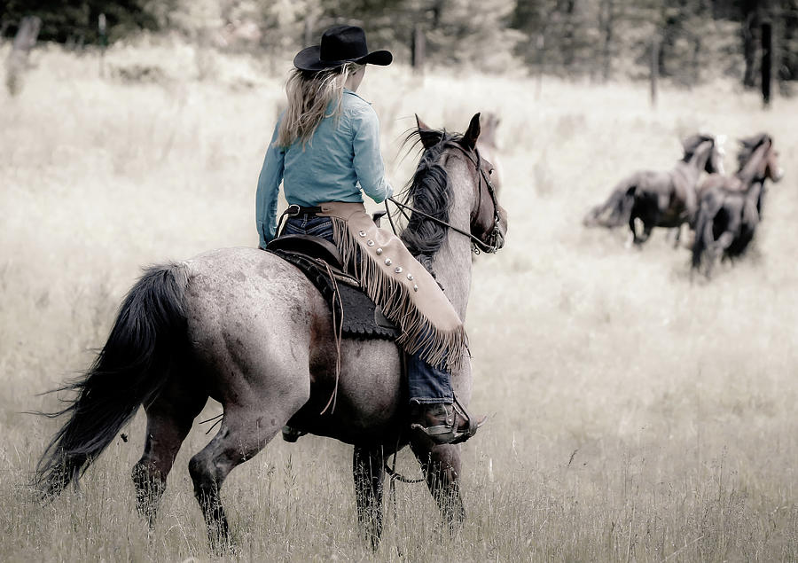 Cowgirl Round Up Photograph by Athena Mckinzie