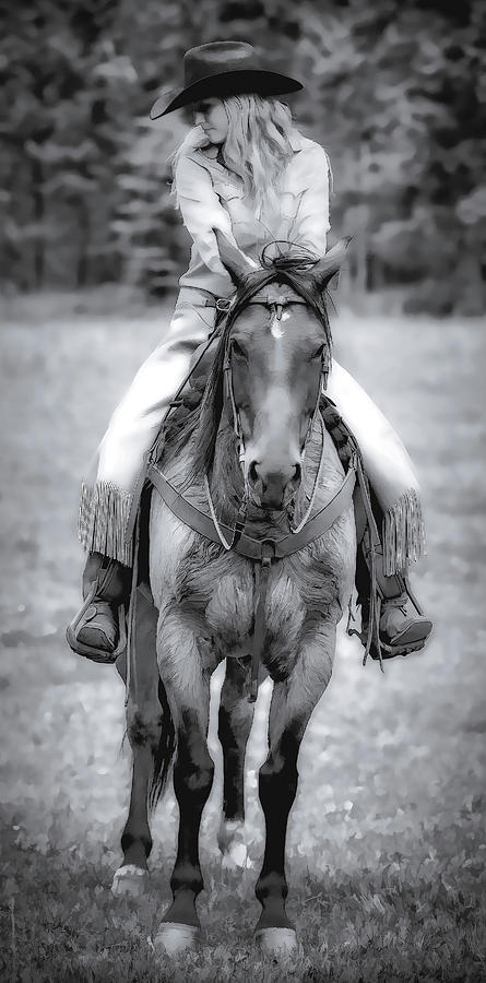 Cowgirl Shy Photograph by Athena Mckinzie