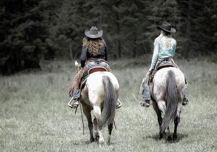 Cowgirls Ride II Photograph by Athena Mckinzie