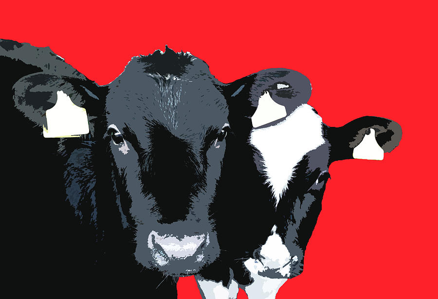 Cows - Red by Mary Castellan Cows - Red by Mary Castellan