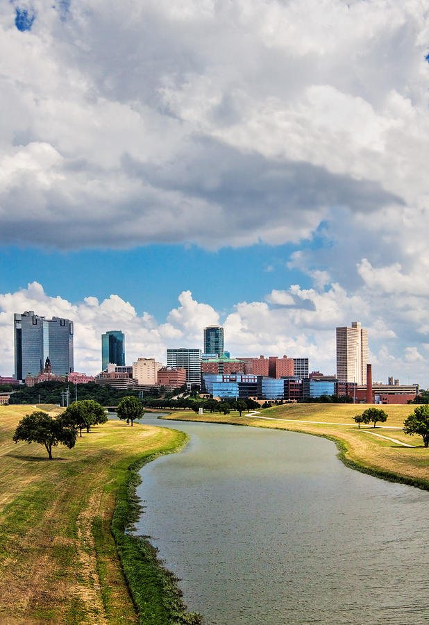 Cowtown Skyline Photograph by David and Carol Kelly