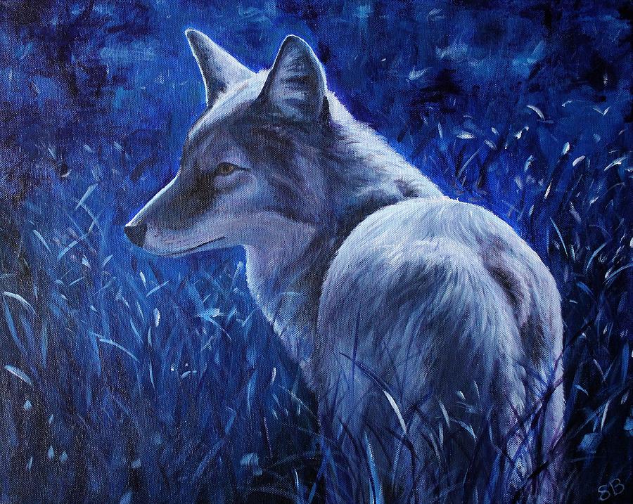 Coyote Painting by Sabina Bonifazi